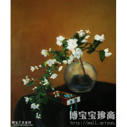 刘彩云 那时花开 类别: 静物油画